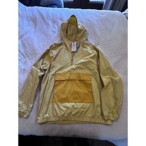Nike White Tag Wind Breaker With Hood NWT Large Belly Pocket VINTAGE With Tags!!